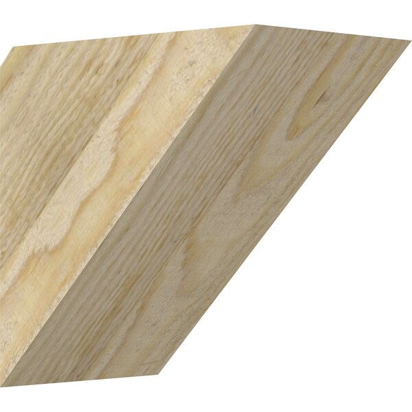 Ekena Millwork 4"W x 6"D x 6"H Traditional Rough Sawn Knee Brace, Douglas Fir BRC04X06X06TRA00RDF - main